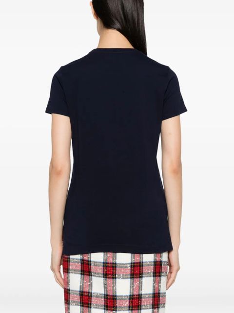 Vivienne Westwood Orb-embroidered short-sleeve T-shirt - Blue