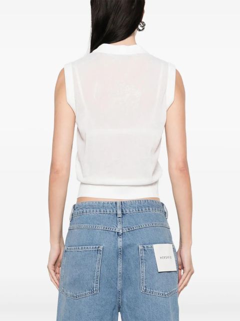 Alexander Wang mock-neck tank top - White