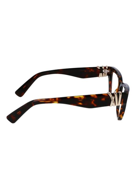 Lanvin cat-eye frame glasses - Brown