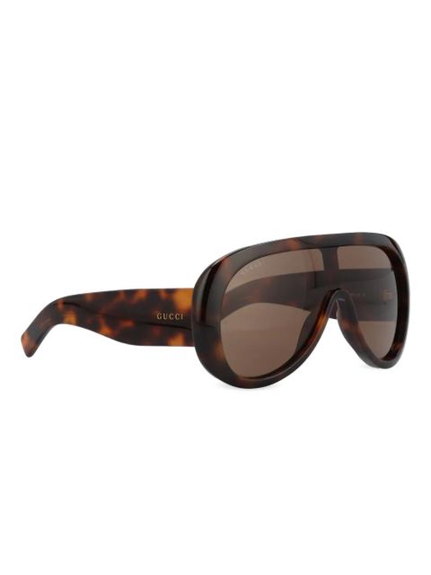 Gucci logo-detailed sunglasses - Brown - zdjęcie produktu nr 2