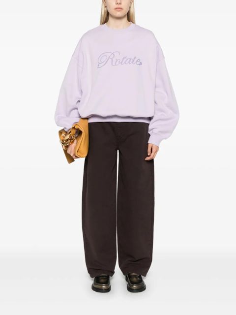 ROTATE BIRGER CHRISTENSEN wide-leg trousers - Brown - zdjęcie produktu nr 2