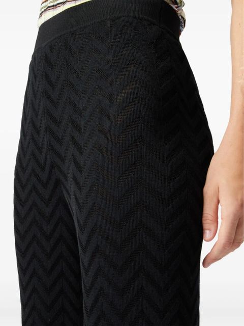 Missoni zigzag trousers - Black