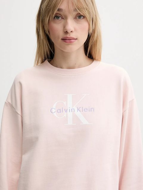 Calvin Klein Jeans bluza damska kolor różowy LV047B234G