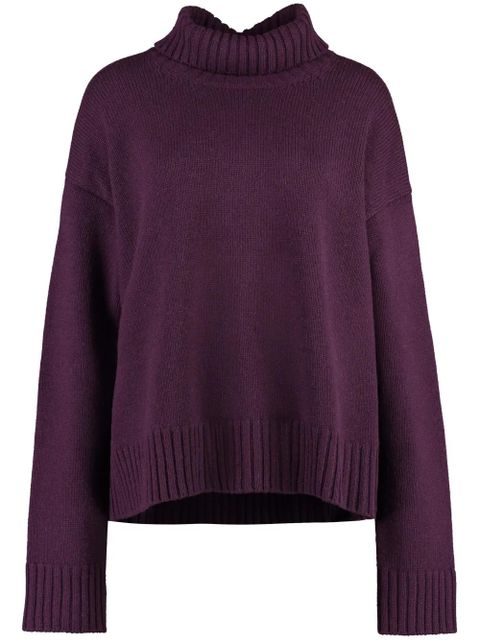 Jil Sander roll-neck sweater - Purple - zdjęcie produktu nr 1