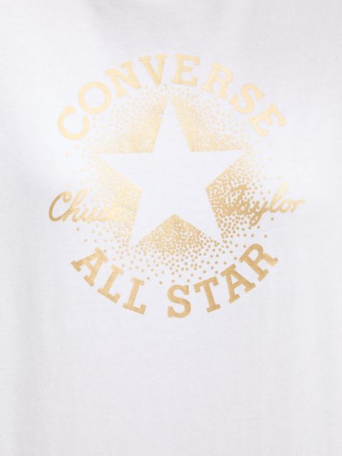 Converse t-shirt bawełniany damski kolor biały CVW5T845