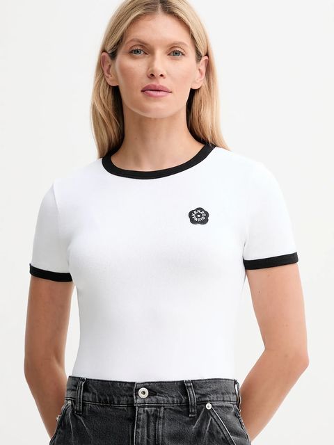 Kenzo t-shirt damski kolor biały FF52TS1564SJ - zdjęcie produktu nr 1