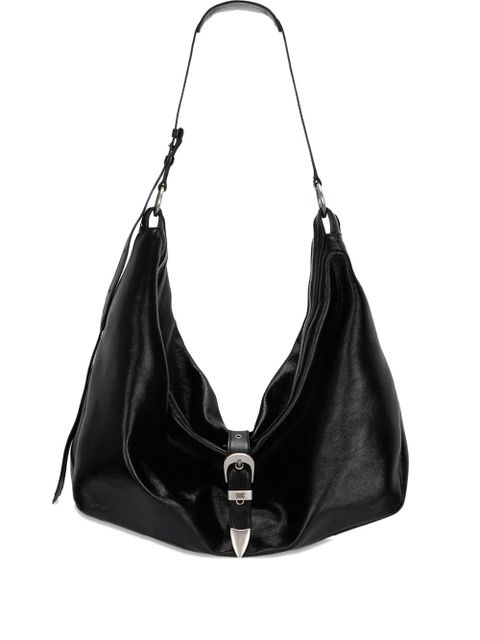Marge Sherwood buckle-fastening leather shoulder bag - Black - zdjęcie produktu nr 1