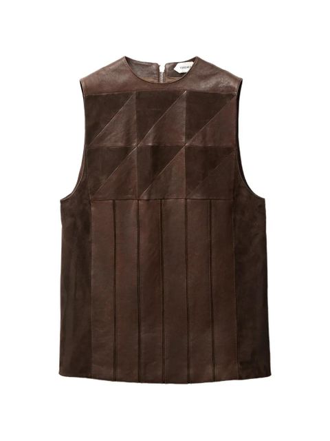 Versace panelled sleeveless mini dress - Brown - zdjęcie produktu nr 1