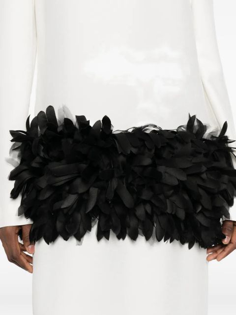 TOTEME petal-detail maxi dress - White