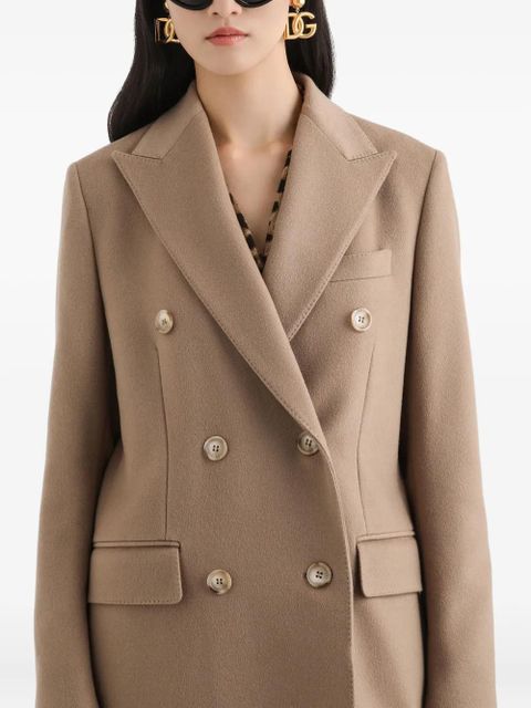Dolce & Gabbana double-breasted coat - Brown - zdjęcie produktu nr 2