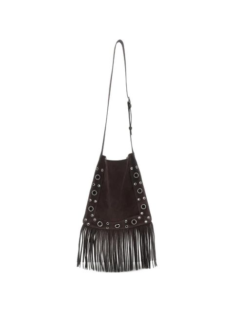 Valentino Garavani fringed shoulder bag - Brown - zdjęcie produktu nr 2