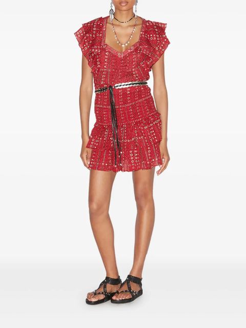 MARANT ÉTOILE Naomi mini skirt - Red