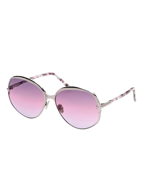 TOM FORD Eyewear round-frame sunglasses - Silver