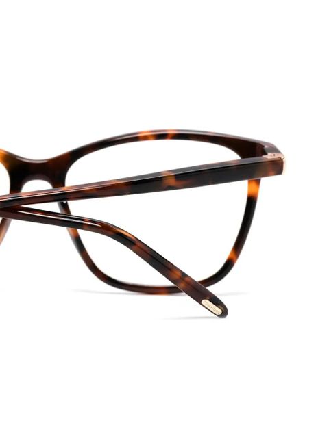 TOM FORD Eyewear FT5989B rectangle-frame glasses - Brown