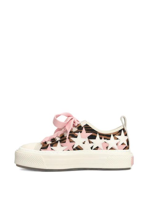 AMIRI star-pattern lace-up sneakers - Brown