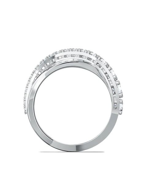 Swarovski Twist ring - Silver