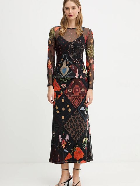 Never Fully Dressed longsleeve damskie kolor czarny NFDTO1941