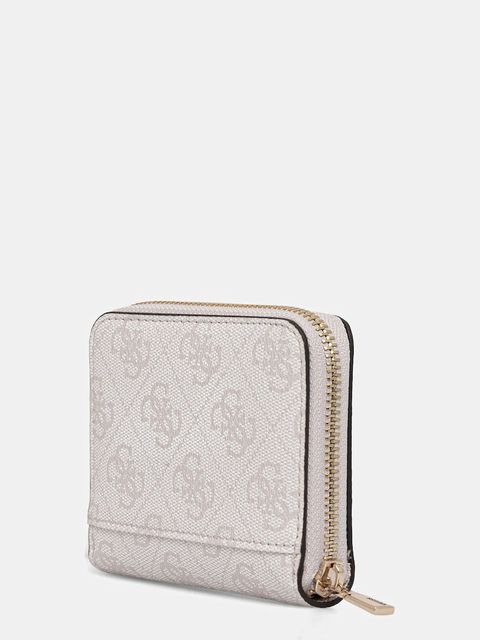 Guess portfel KATYA damski kolor biały SWSG96 52137