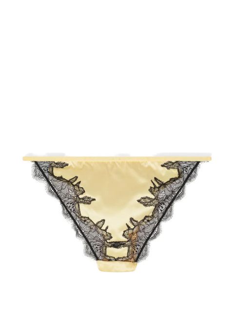 ROTATE BIRGER CHRISTENSEN x Love Stories lace briefs - Yellow - zdjęcie produktu nr 2
