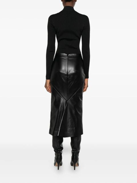 Givenchy high-neck logo bodysuit - Black