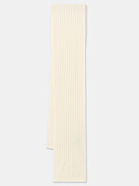 United Colors of Benetton szalik wełniany kolor beżowy gładki 1244DU01G - zdjęcie produktu nr 1