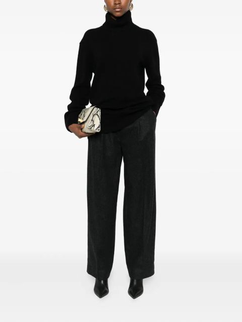 TOTEME roll-neck cashmere sweater - Black - zdjęcie produktu nr 2