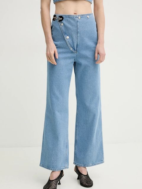 Nanushka jeansy bawełniane MAKENA - zdjęcie produktu nr 1