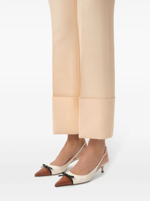 Valentino Garavani 45mm Bepointy slingback pumps - White