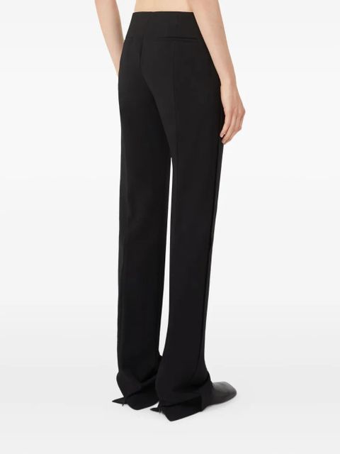 Max Mara Baschi slit trousers - Black