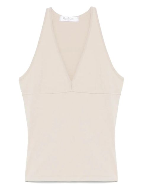 Max Mara v-neck top - Neutrals - zdjęcie produktu nr 1