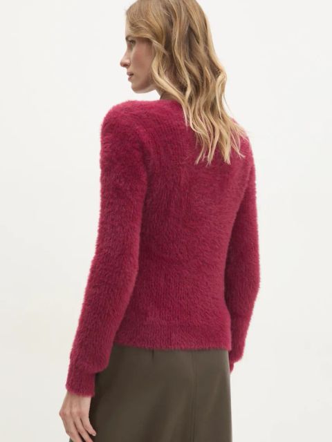 Answear.LAB kardigan damski kolor czerwony