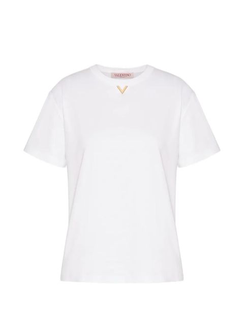 Valentino Garavani VGold cotton T-shirt - White