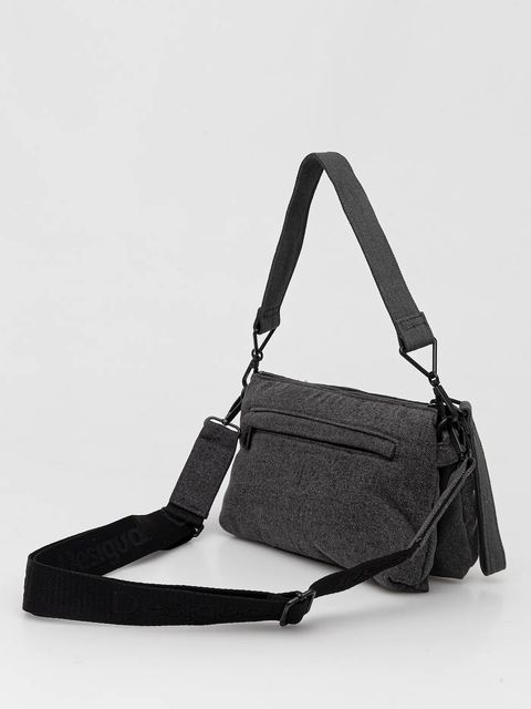 Desigual torebka MICKEY STUD kolor szary 25WAXD08