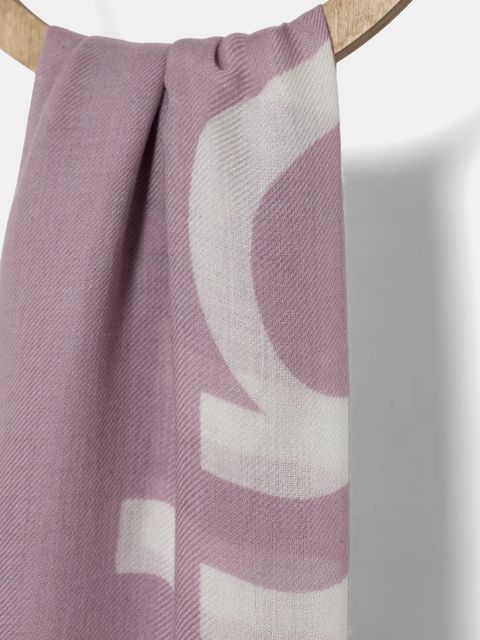 Calvin Klein szal z domieszką kaszmiru - zdjęcie produktu nr 2