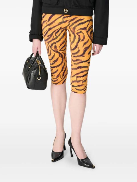 Marine Serre tiger-print trousers - Orange - zdjęcie produktu nr 2