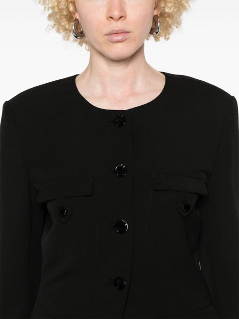 GANNI fitted blazer - Black