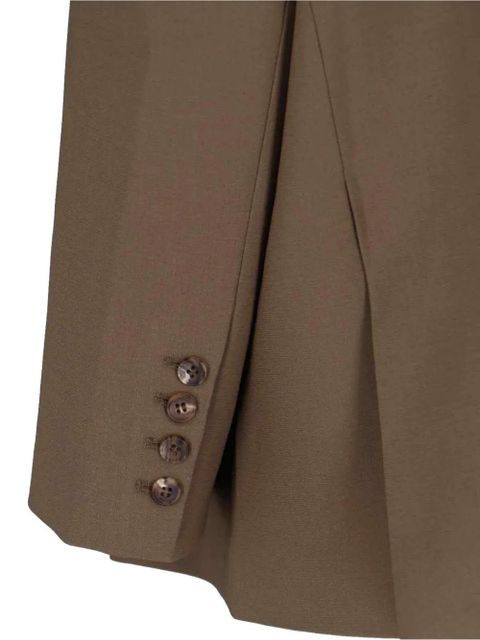 The Frankie Shop Bea single-breasted blazer - Brown