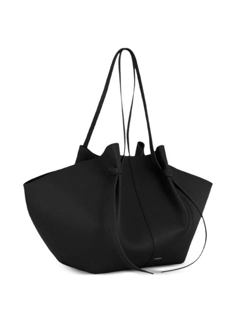 Yuzefi Mochi pebbled shoulder bag - Black
