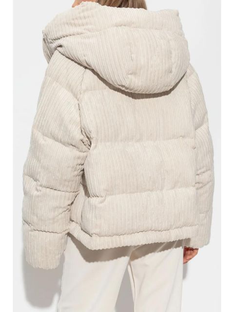 Golden Goose padded hoodie jacket - Neutrals