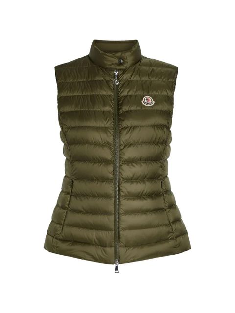 Moncler zipped padded waistcoat - Green - zdjęcie produktu nr 1