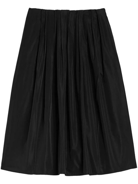 Jil Sander pleated skirt - Black - zdjęcie produktu nr 1