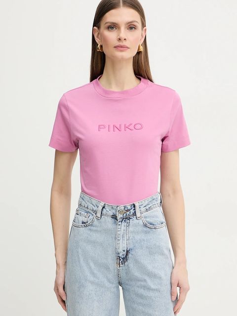 Pinko t-shirt bawełniany - zdjęcie produktu nr 1