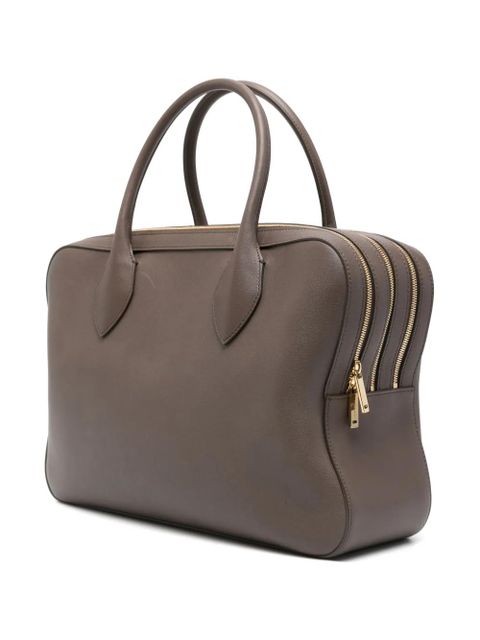 Ferragamo leather tote bag - Brown