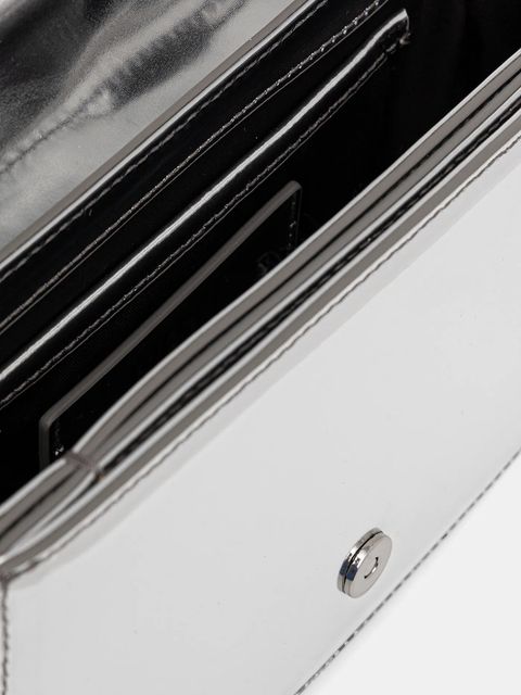 Diesel torebka skórzana 1DR 1DR kolor srebrny X08396.PS202