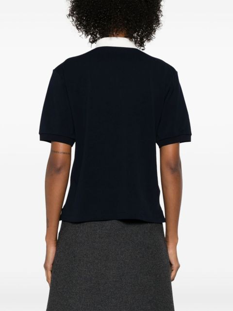 Miu Miu cotton polo shirt - Blue