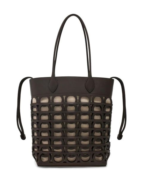 Ferragamo small Gancini tote bag - Brown - zdjęcie produktu nr 2