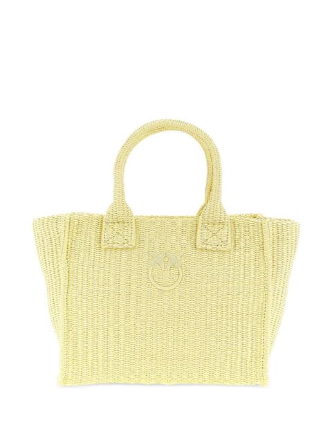 PINKO Beach mini tote bag - Yellow - zdjęcie produktu nr 1