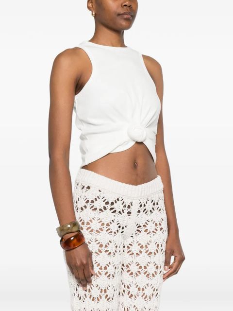 Magda Butrym knotted top - White