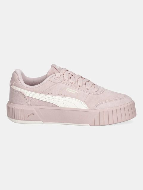 Puma sneakersy zamszowe Carina Mia SD damskie kolor różowy 402638