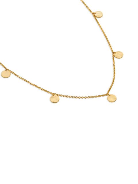 Monica Vinader Siren Muse Station necklace - Gold - zdjęcie produktu nr 2